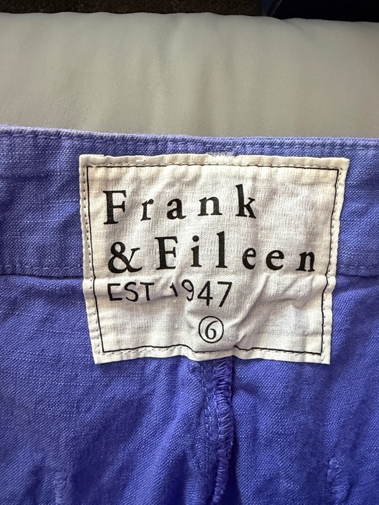 Frank & Eileen Kinsale High Waist Linen Pants Size 6 - Picture 7 of 8